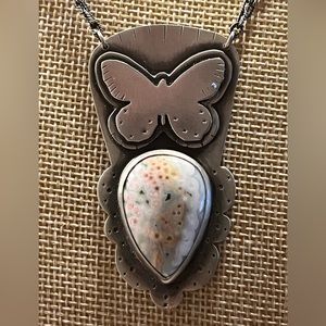 One of a kind sterling silver necklace